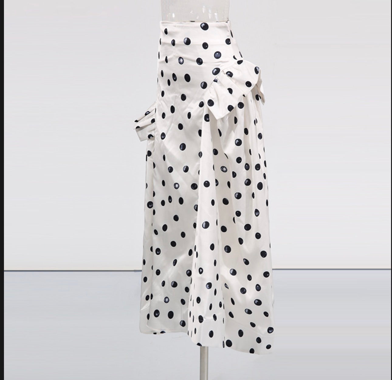 Black and White Polka Dot Dress