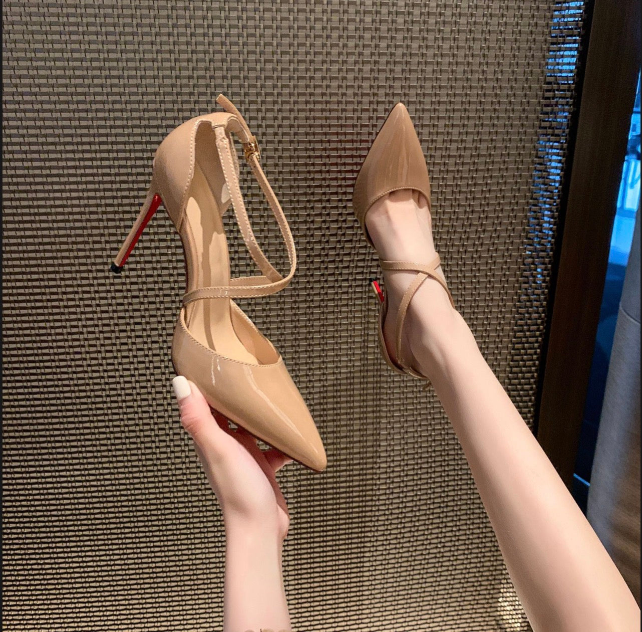 Strap Red Sole High Heels