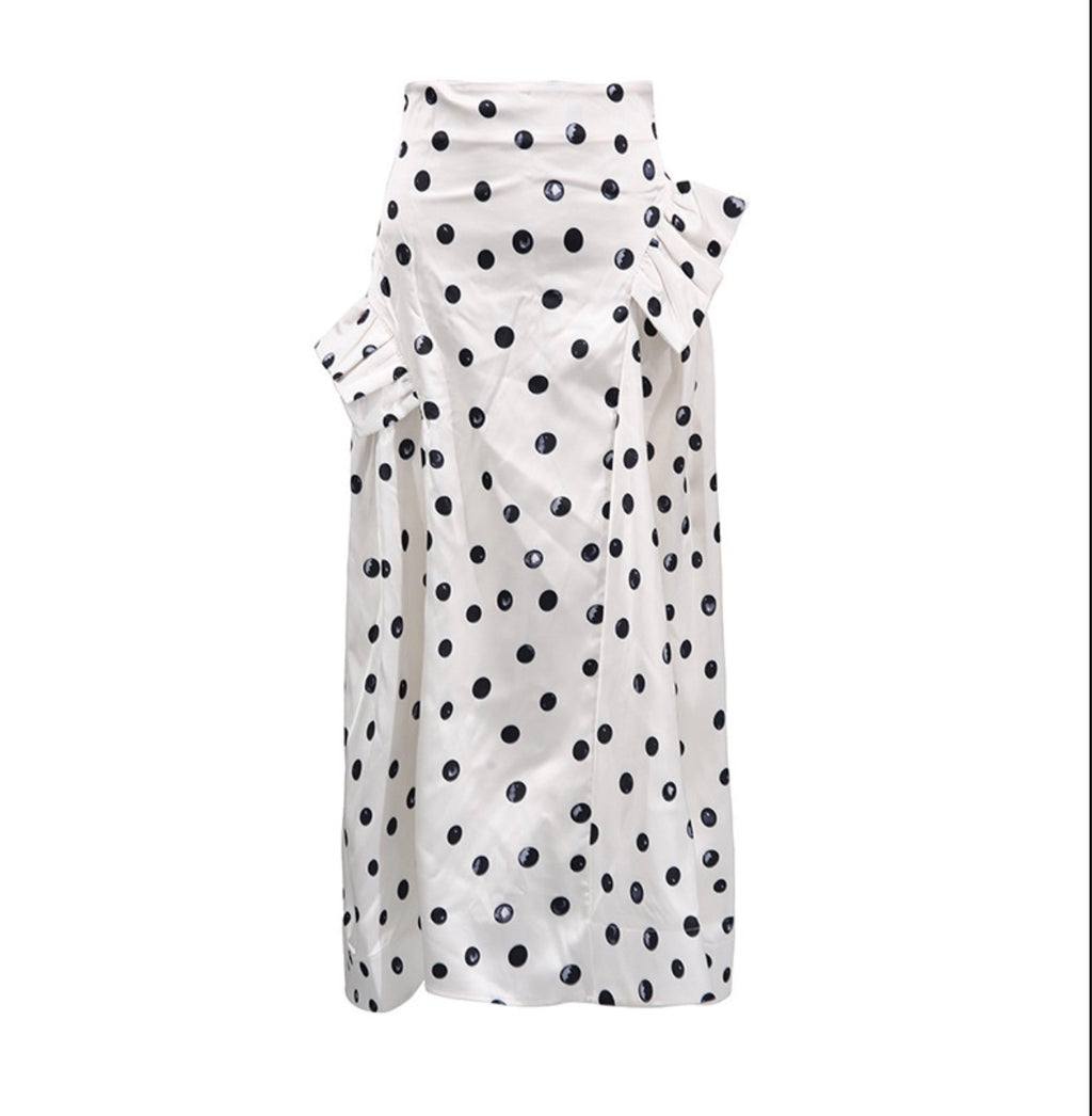 Black and White Polka Dot Dress