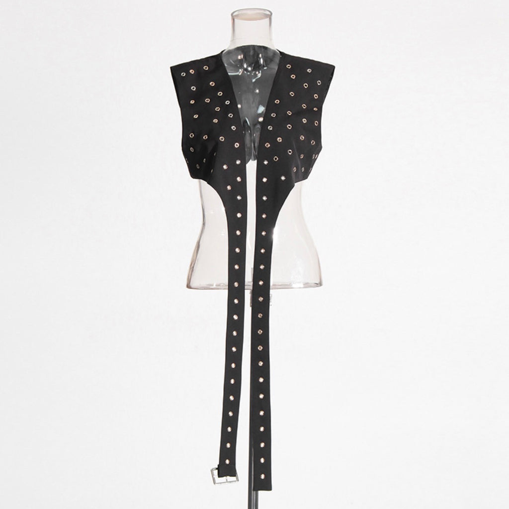 Sleeveless Studded Vest
