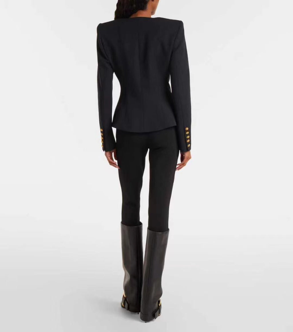 Classy Button Blazer