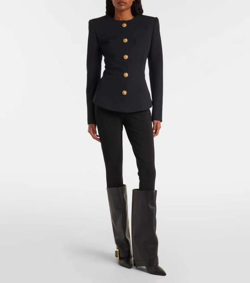 Classy Button Blazer