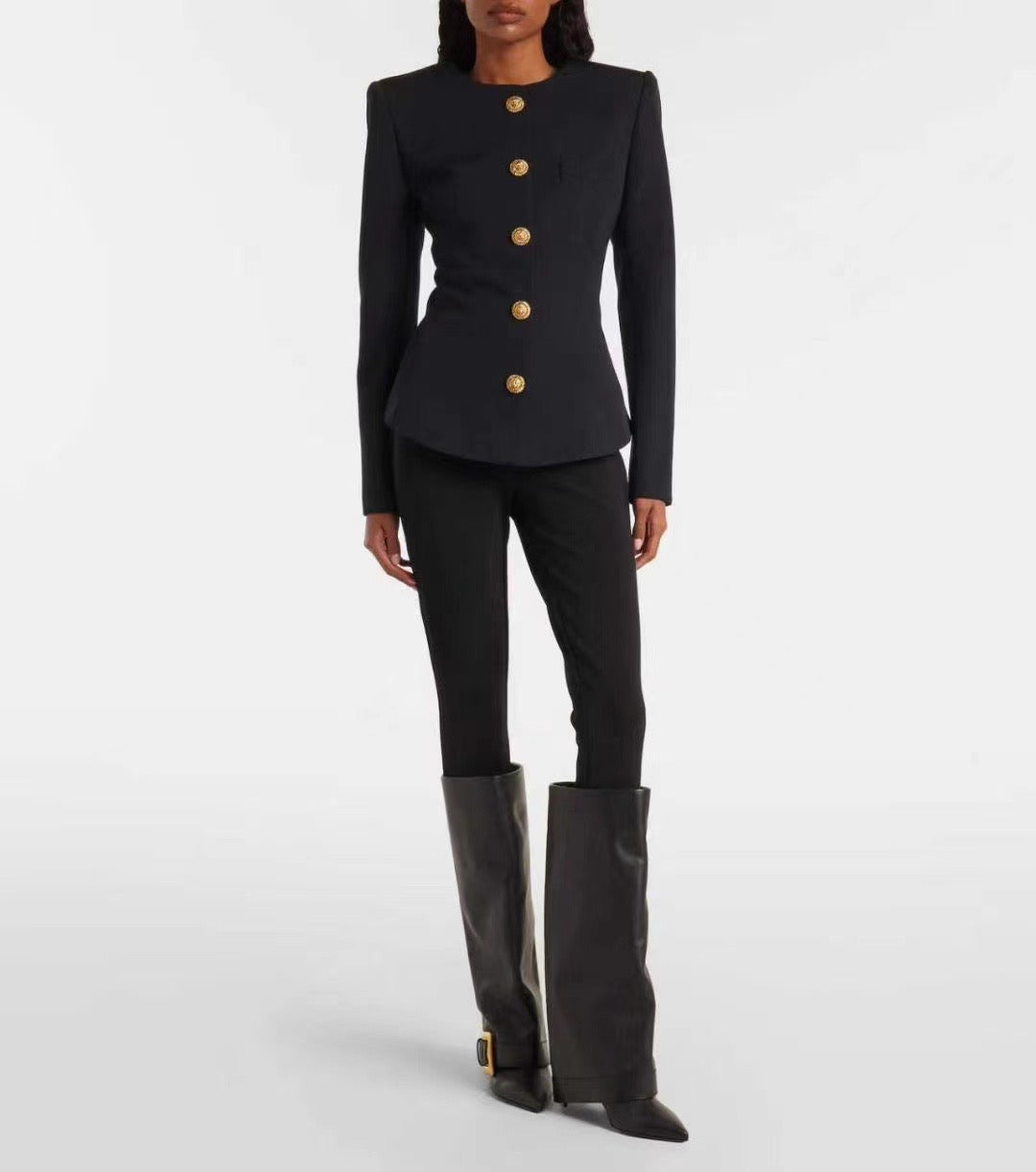 Classy Button Blazer