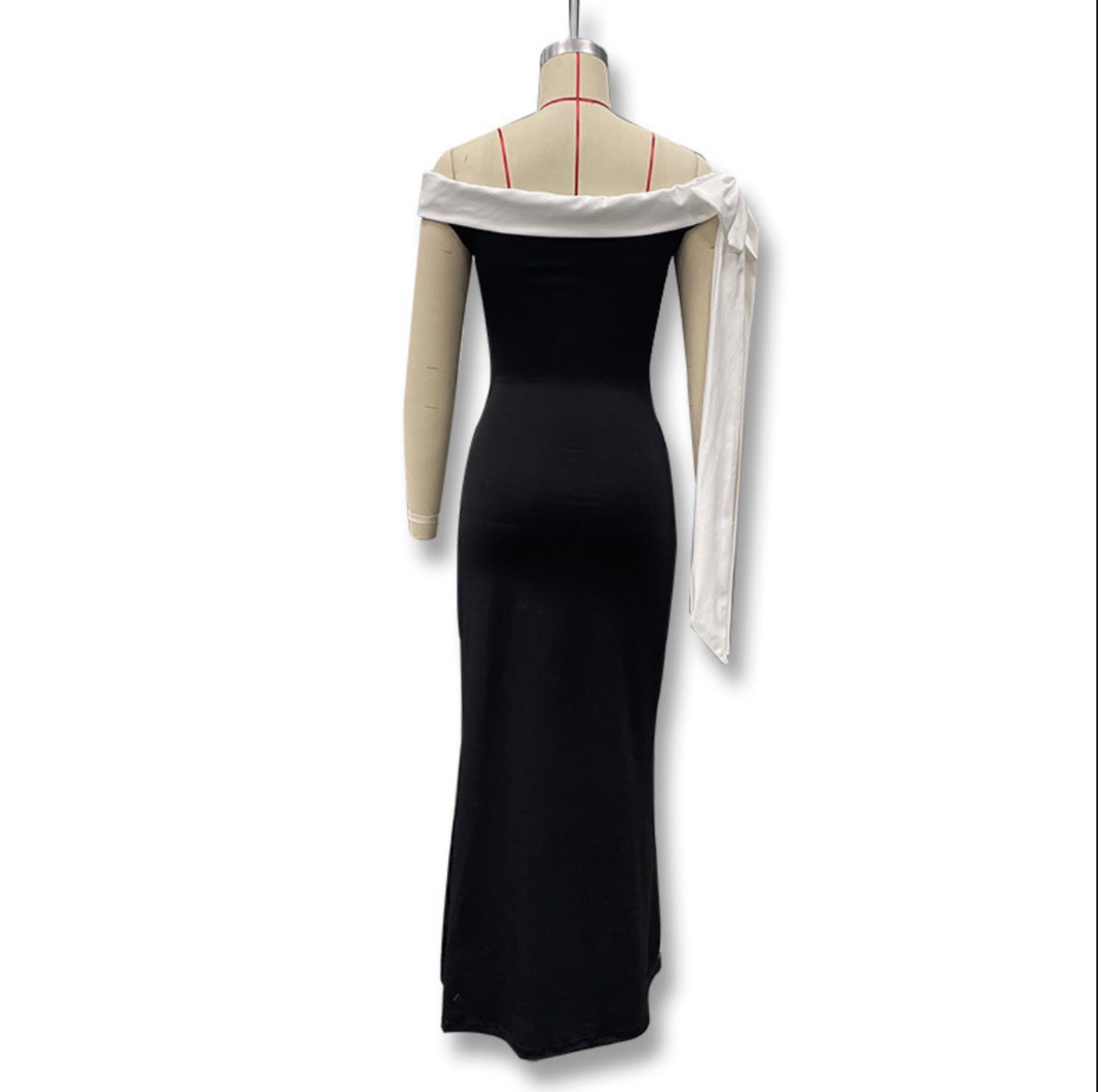 Tube-Top sleeveless ribbon dress