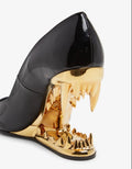 Pedal Metal Teeth High-heeled