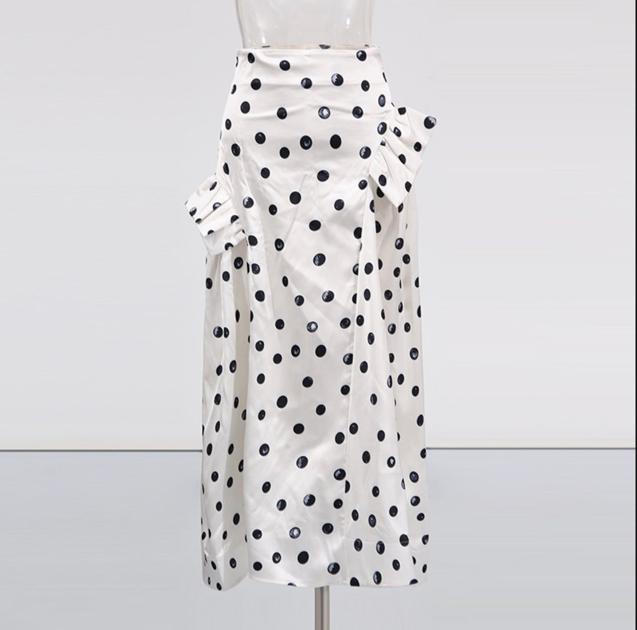 Black and White Polka Dot Dress