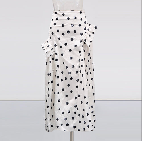 Black and White Polka Dot Dress