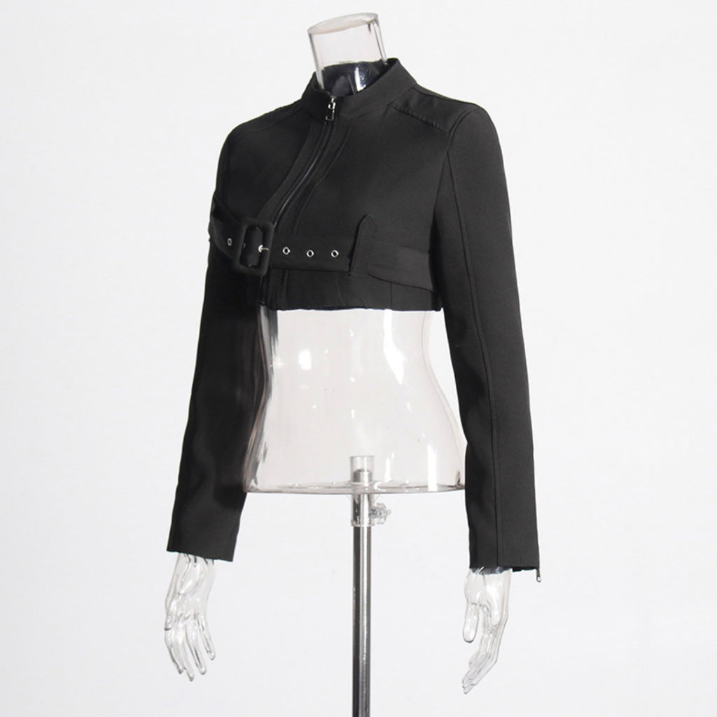 Belt Zipper Jacket