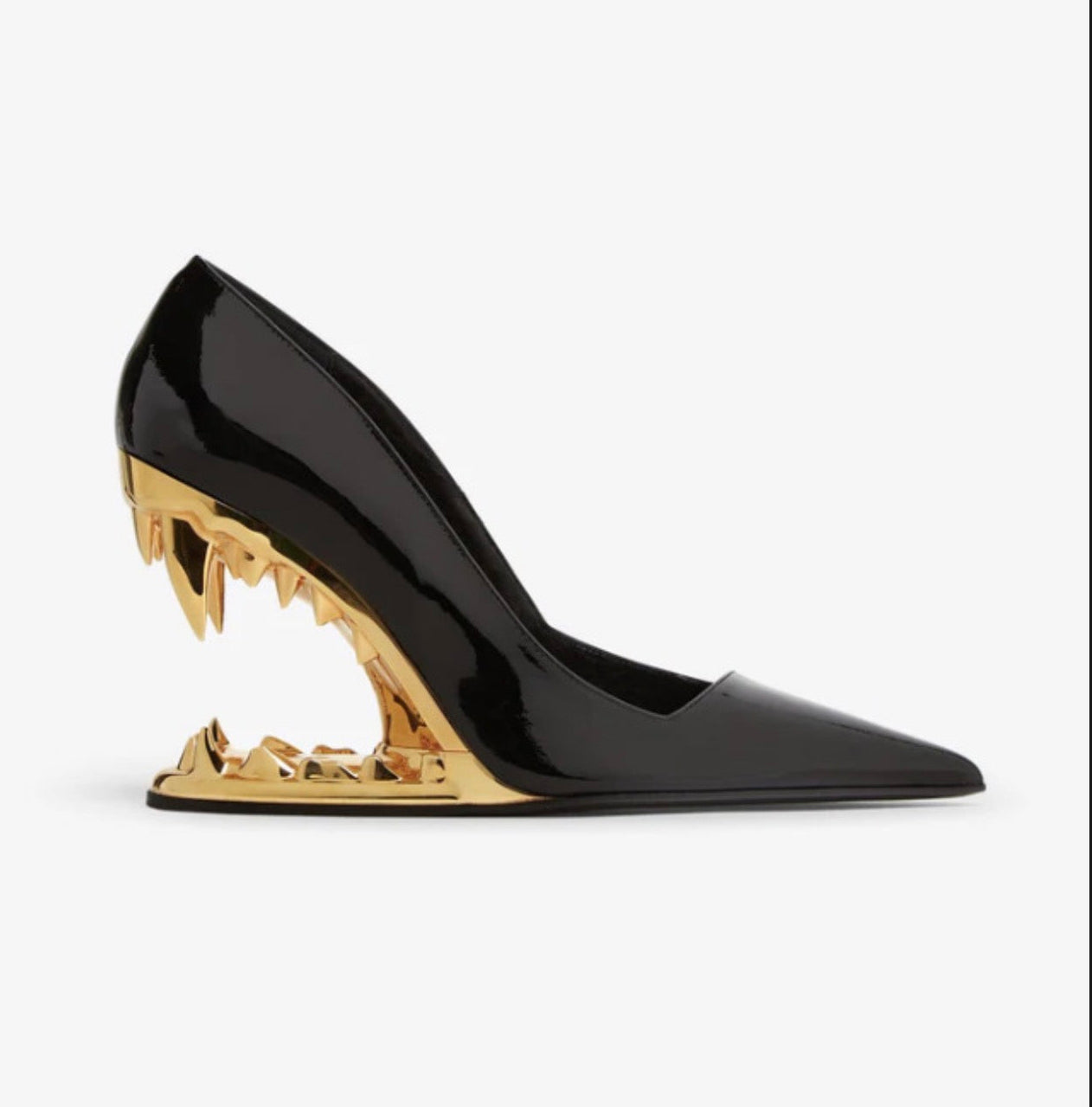 Pedal Metal Teeth High-heeled