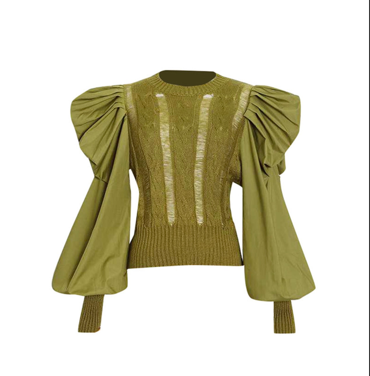 Patchwork Knit Top