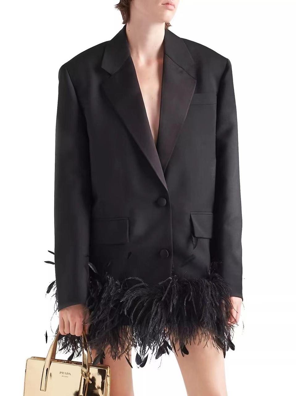 Bird Feather Blazer