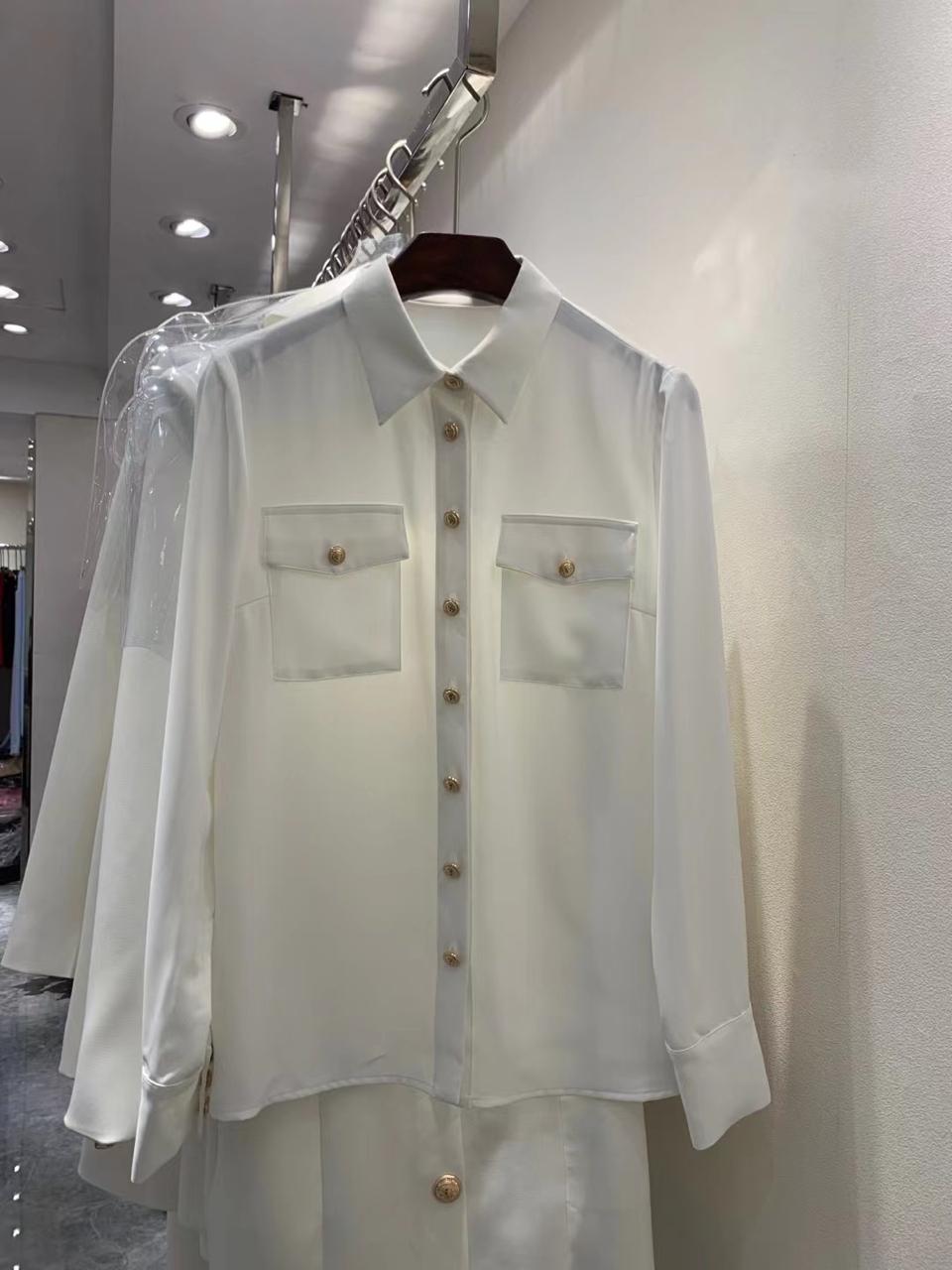 White Button Shirt