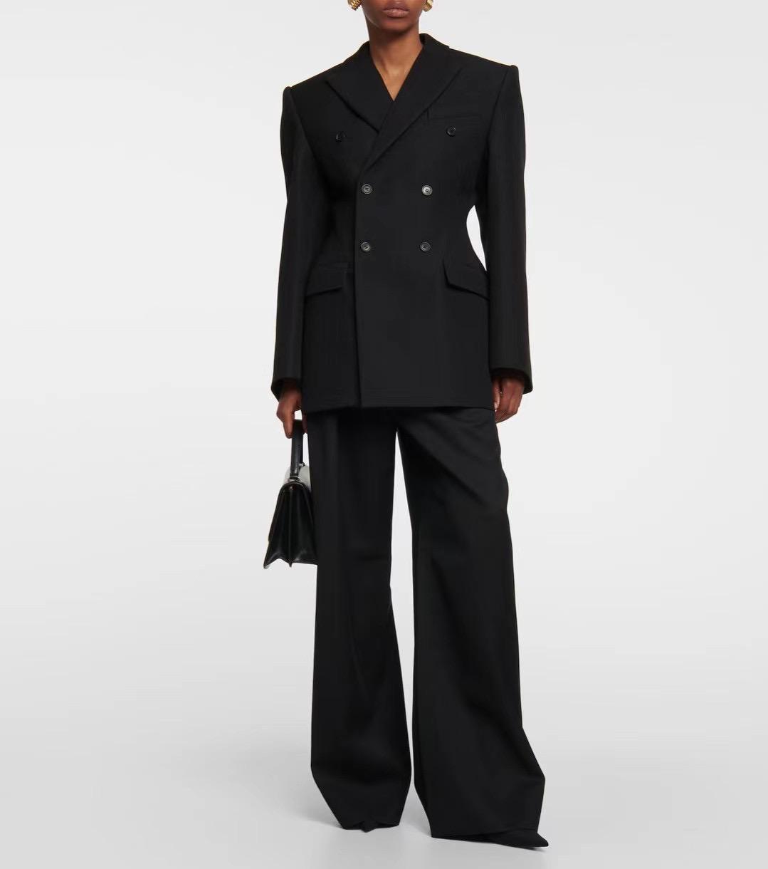 Women In Black button blazer